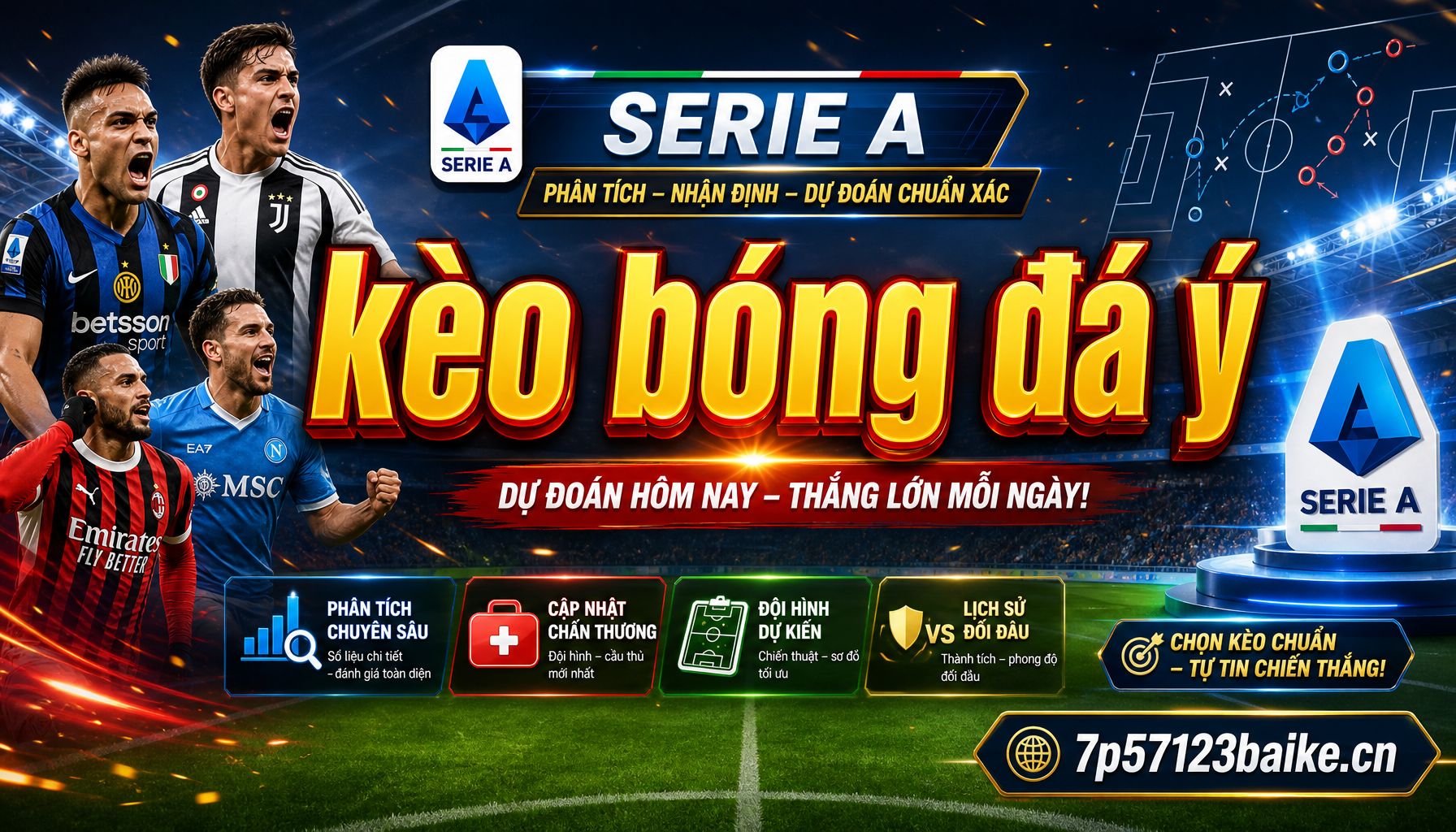 kèo bóng đá ý